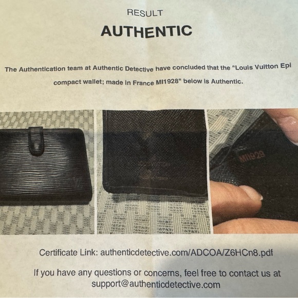 Louis Vuitton Black Epi Leather Kiss-Lock Compact Wallet - Picture 15 of 15